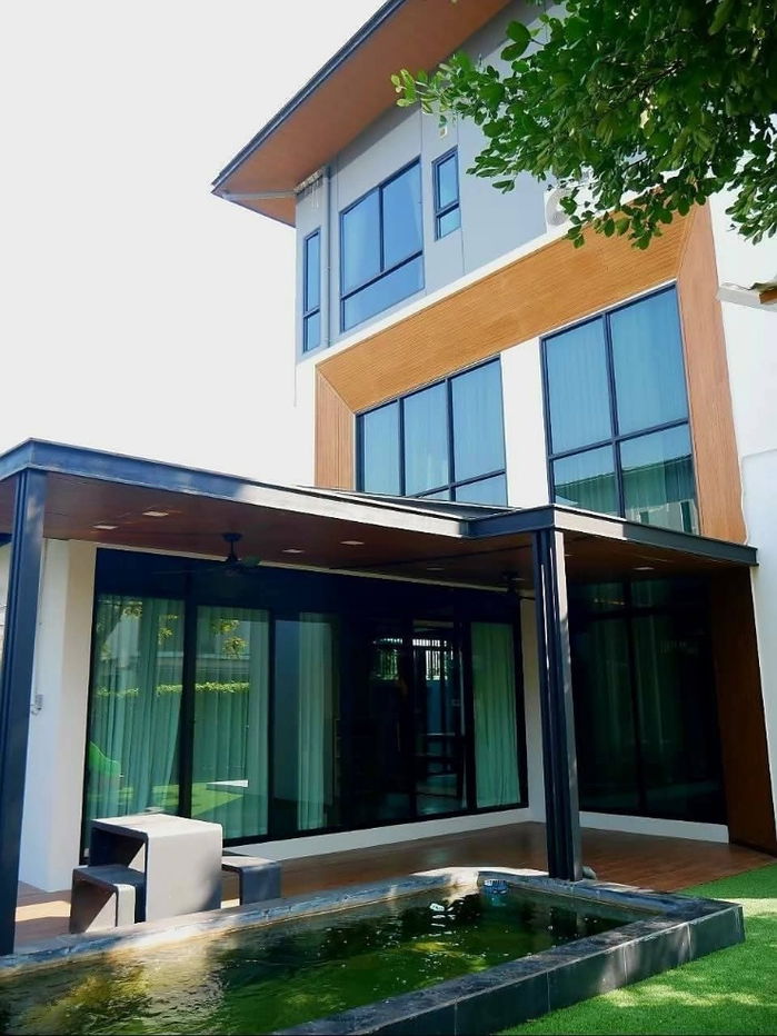 รูป ปล่อยเช่าหรือขาย บ้านหรูหลังใหญ่ ทรงโมเดิร์น โครงการเอกลักษณ์ สันทราย ใกล้รวมโชคมอล์ค , เซนทรัลเฟส  - รูปที่ 26/26