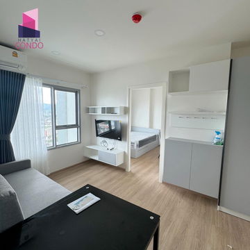 Condo Escent Hatyai #For rent 14,000 baht, northeast direction, 20th floor, corner room. 📌