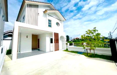 บ้านเดี่ยว เชียงใหม่ : ขาย บ้านเดี่ยว บ้านมินิมอล 2 ชั้น กลิ่นญี่ปุ่น ใกล้โรงเรียนอินเตอร์ แม่เหียะ เชียงใหม่