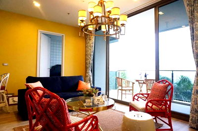คอนโดให้เช่า : Sea View Condo – Baan Plai Haad  Rental Price: 38,000 THB/month Locaion : Pattaya–Naklua69 sq.m. 2 Bedrooms  2 Bathrooms