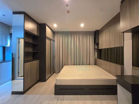 📌 For Rent Condo IDEO MOBI SUKHUMVIT EASTGATE Building 1, Floor 12,Studio, Room size 22 sqm