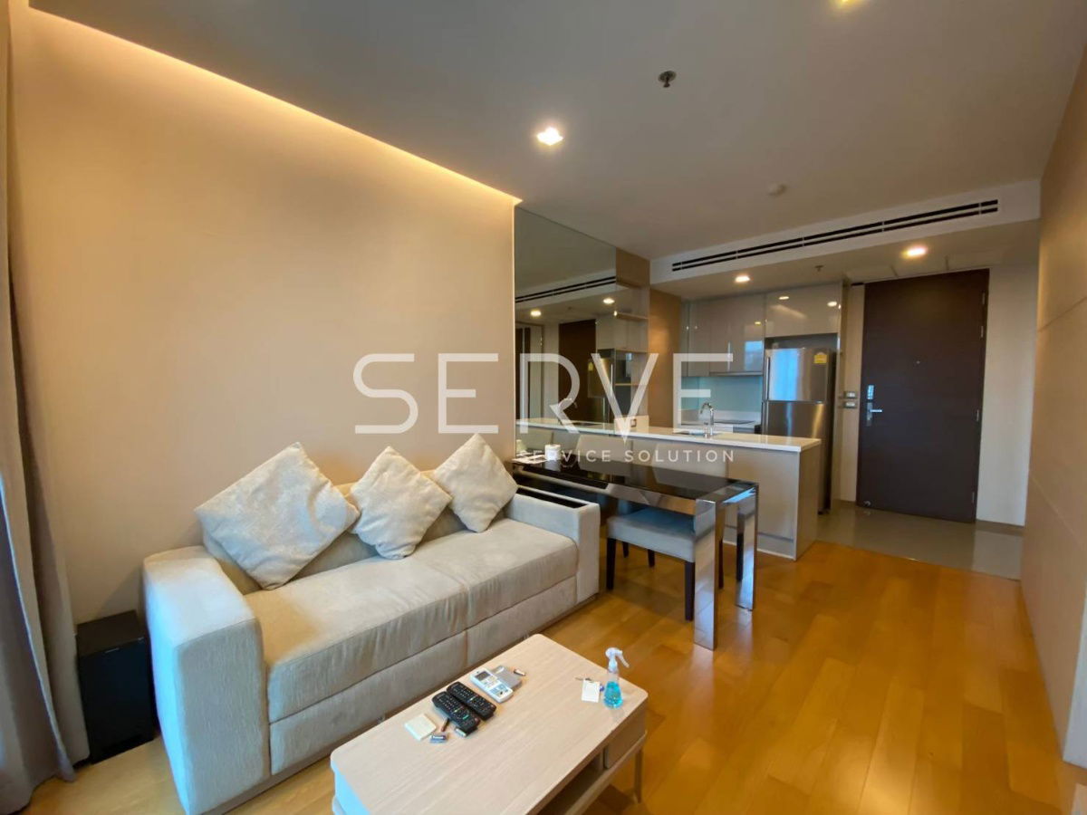 รูป 🔥1นอน ห้องใหญ่ มีอ่างอาบน้ำ เฟอร์จัดเต็ม วิวไม่บล็อก บนทำเลดีๆ ใกล้MRT เพชรบุรี & ARL มักกะสัน  @ The Address Asoke - รูปที่ 4/7