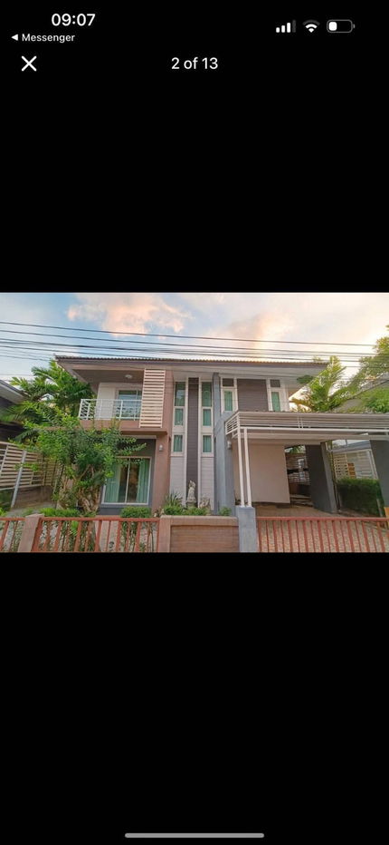 รูป ให้เช่าบ้านเดี่ยว 2 ชั้นในโครงการอรสิริน 5 สารภี-เชียงใหม่ ติดถนนซุปเปอร์ไฮเวย์ T.0946511456 - รูปที่ 1/21