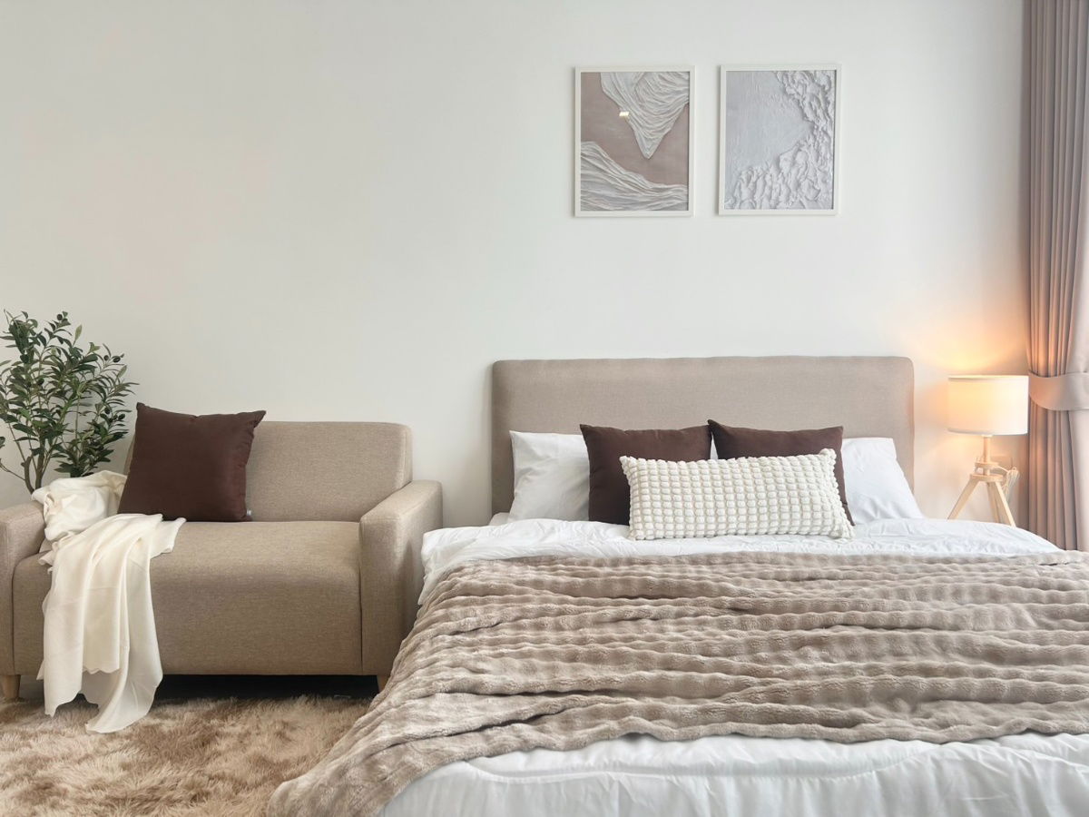 picture 🛋️💗 The Rich Rama 9-Srinakarin 💗🛋️ Very beautiful room, fully furnished, ready to move in🔥🔥 LINE ID: @471ovhib 📲 - 1/11