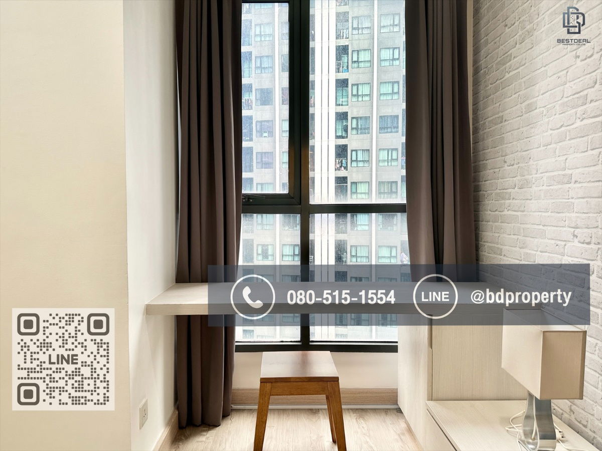 picture BESTDEAL FOR RENT  1 Bedroom  31 sqm. Special Price 16k/Month “IDEO MOBI RAMA 9” Near Phraram Kao 9 MRT Station 80 meters. - 9/12