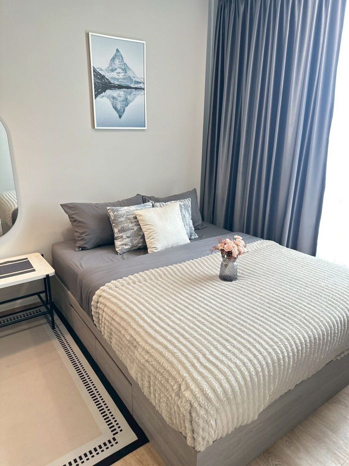 picture 🟢Condo For Rent 🟢Modiz Rhyme Ramkhamhaeng Zone MRT Ramkhamhaeng Full Furniture 1 bedroom 1 bathroom HOT!! - 1/7