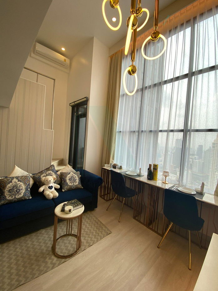 picture 🎉 For Rent Condo KNIGHTSBRIDGE PRIME SATHORN Building 1, Floor 39,Duplex, Room size 35 sqm - 4/8