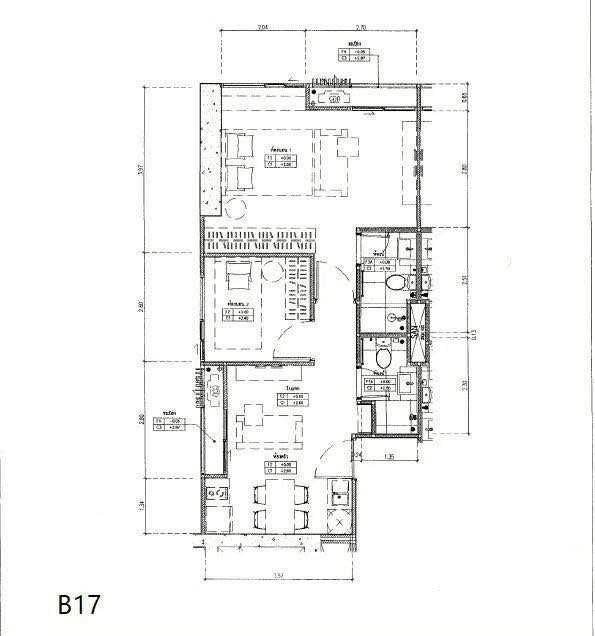 picture 2-BR Condo at Noble Revolve Ratchada 2 near MRT Thailand Cultural Centre (ID 2290150) - 6/6