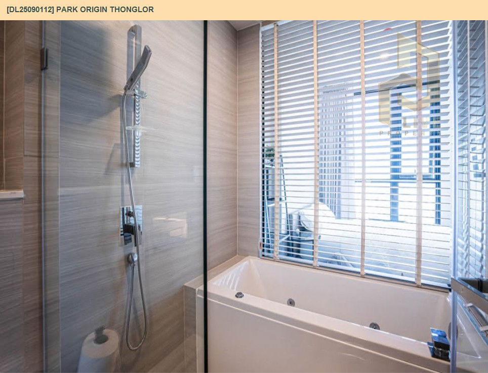 picture DL25090112 Condo for rent, PARK ORIGIN THONGLOR near BTS Thong Lo, ready to move in, call urgently 0656133286 LineID @655ebbvc - 10/10