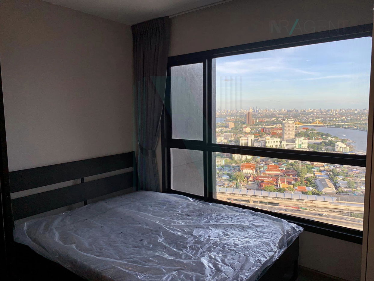 picture 🚩 For rent THE POLITAN RIVE 1 bedroom, 42nd floor, near Phra Nang Klao MRT. - 5/8