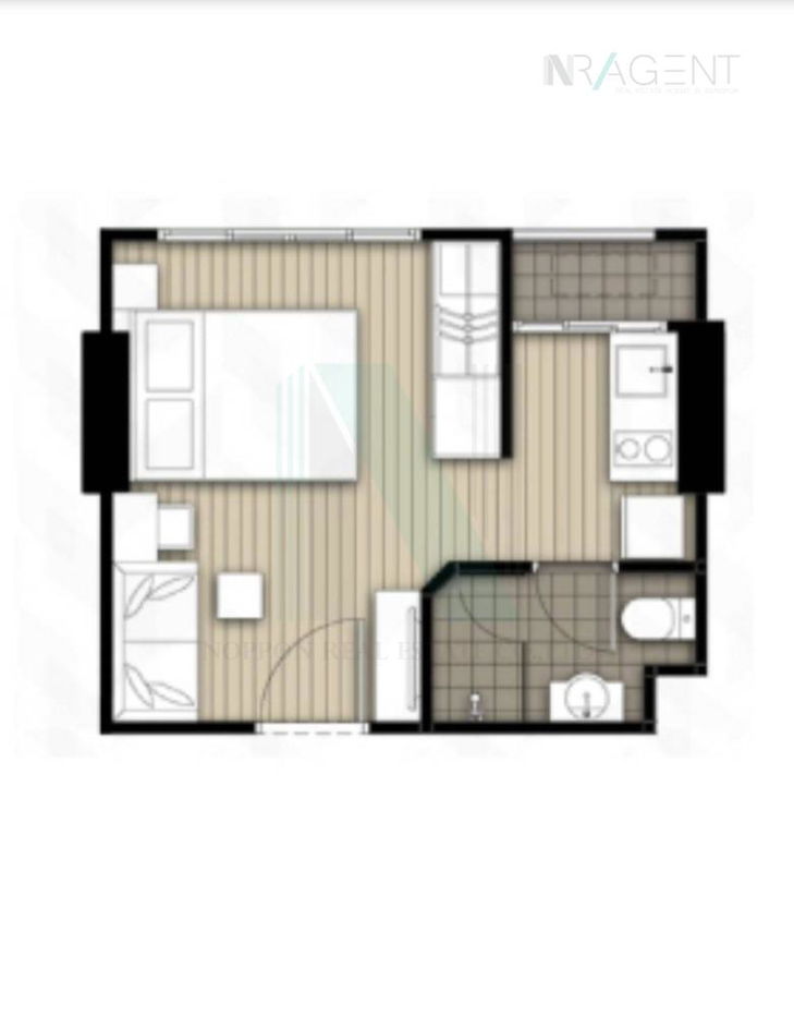 picture For Sell Condo IDEO SATHORN - THAPRA Building , Floor 16,Studio, Room size 22 sqm - 7/8