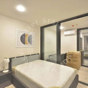 🚨🏢 Urgent for rent! Very beautiful room ✨ – XT Huaikhwang, near MRT Huai Khwang ✨