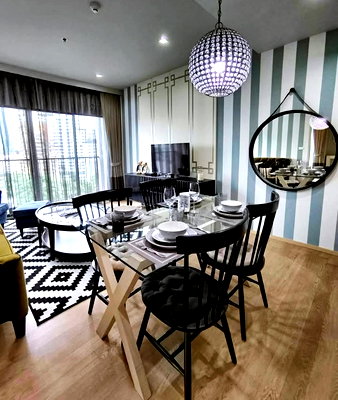 คอนโดให้เช่า : TA5470📲LineID @556ryccg🌇55 ตรม 1 ห้องนอน ชั้น 10 พร้อมเฟอร์นิเจอร์ Noble Refine|โนเบิล รีไฟน์ สุขุมวิท 26 ใกล้ BTSพร้อมพงษ์ 200ม