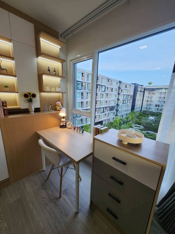 รูป 💎ให้เช่า​ Kave​ Island​ แบบ​ 2​ ห้องนอน​ (1​ bed​ plus)​ พท.38 ตรม.ตึก​ C​ ชั้น​ 6 ห้องมุม​ แต่งบิ้วอินน์​ muji+modern - รูปที่ 24/39