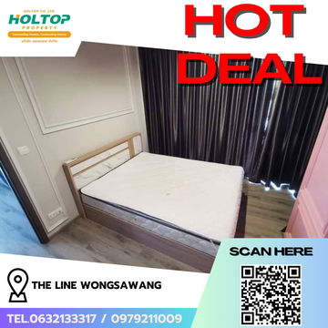#R6154  🎉 060968 Condo for rent  THE LINE Wongsawang 