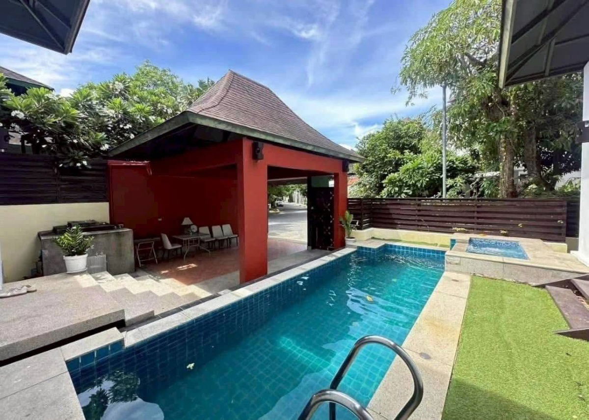 รูป ขายบ้านเดี่ยว หมู่บ้านนาคาวารี – จอมเทียน ทำเลใกล้หาดจอมเทียน พื้นที่ใช้สอย: 220 ตารางเมตร  4 ห้องนอน 3 ห้องน้ำ - รูปที่ 1/10
