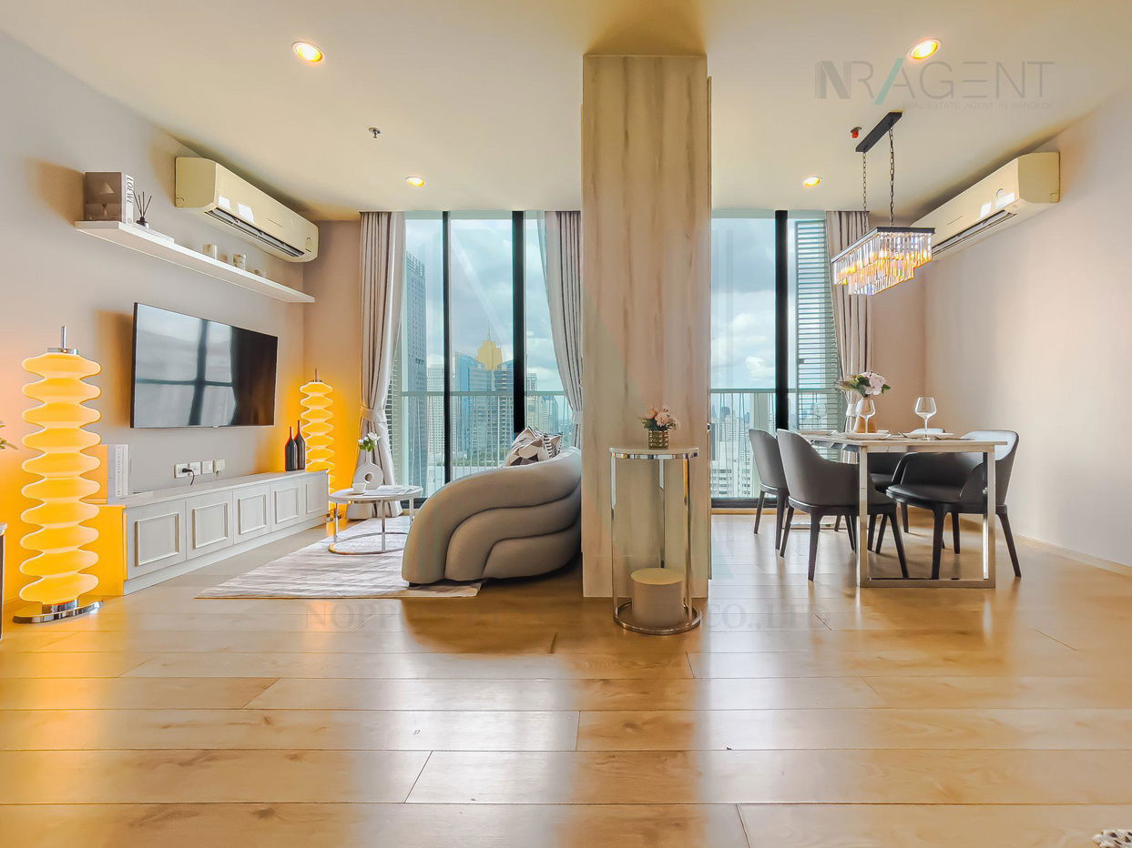 picture For Rent Condo NOBLE RECOLE Building 1, Floor 33,2 bed room, Room size 72 sqm - 1/8
