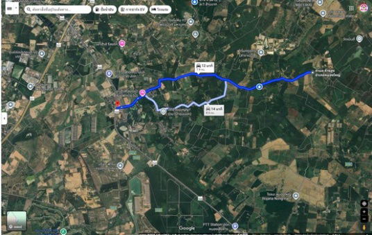 picture Low-Priced Land for Sale – Mixed Yellow & Purple Zone, Nong Yai, Chonburi Large land plot suitable for factory - 5/9