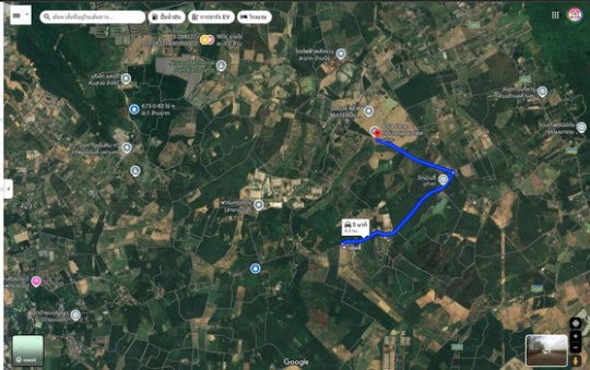 picture Low-Priced Land for Sale – Mixed Yellow & Purple Zone, Nong Yai, Chonburi Large land plot suitable for factory - 6/9