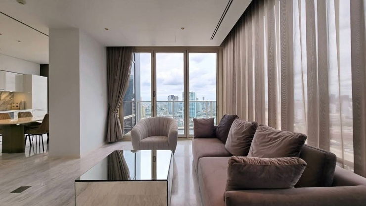 รูป 📣ให้เช่า Four Seasons Private Residences 2 Bedrooms River Views - รูปที่ 2/16