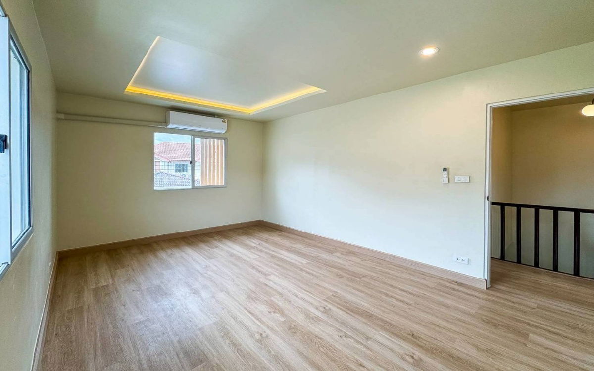 picture Ready-to-move-in townhouse, Pruksa Ville 3, Songprapa-Don Mueang, corner house, newly renovated throughout, close to the expressway, electric train - 18/20