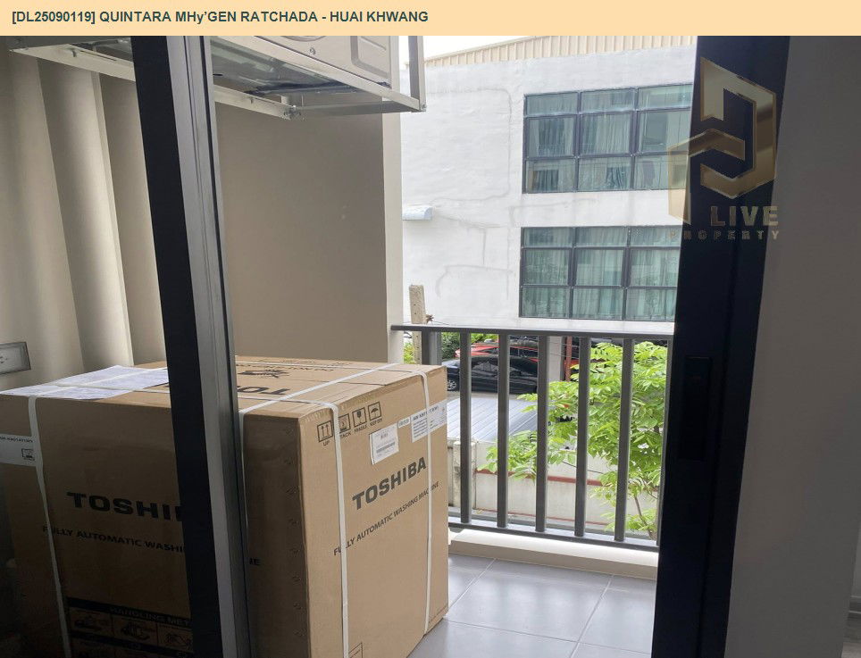picture DL25090119 Condo for rent, QUINTARA MHy’GEN RATCHADA - HUAI KHWANG near MRT ห้วยขวาง, ready to move in, call urgently 0656133286 LineID @655ebbvc - 6/7