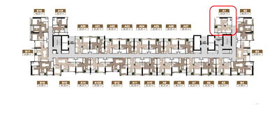 คอนโด MRT พระราม 9 : ขายดาวน์!! (เจ้าของขายเอง) ห้องมุมโซน Private// ทิศใต้***