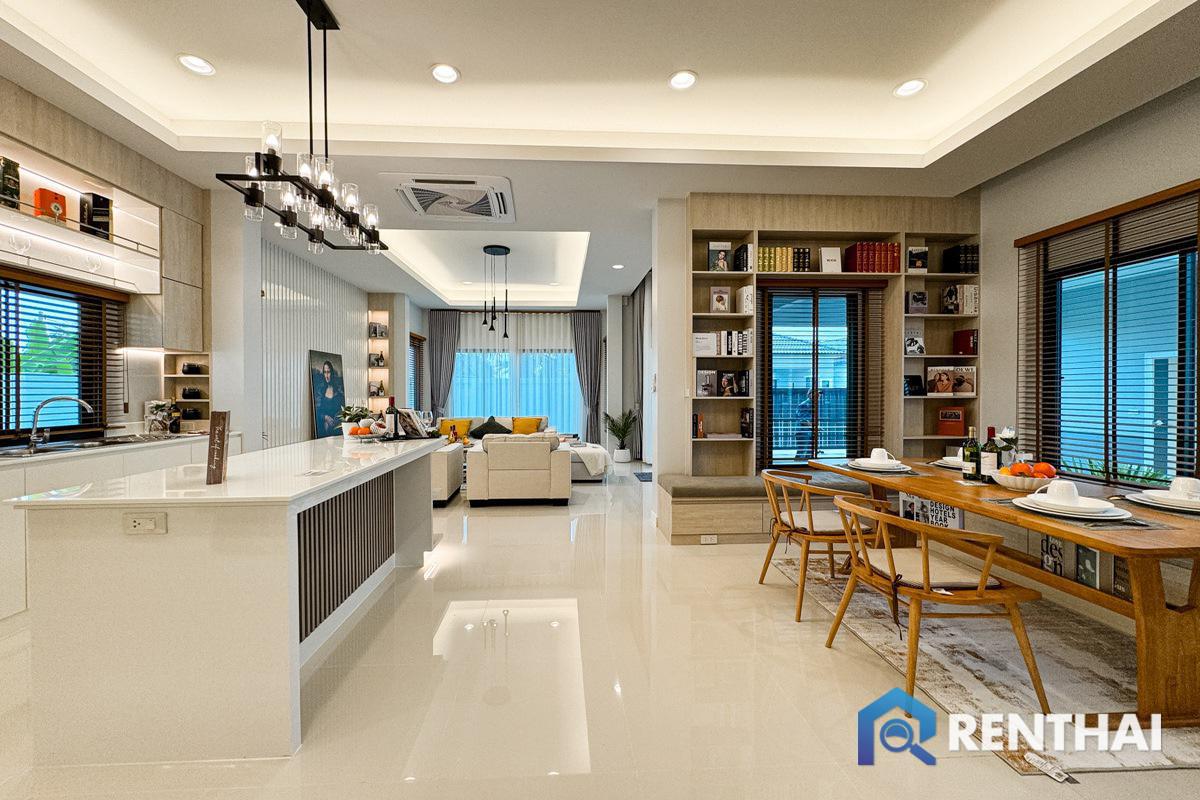 รูป บ้านพูลวิลล่าพร้อมพื้นที่รอบบ้านในทำเลคุณภาพ - รูปที่ 10/20
