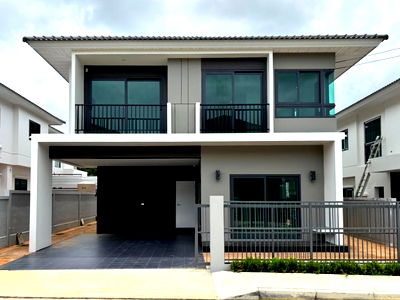 บ้านเดี่ยว นิคมปิ่นทอง : ขาย! บ้านเดี่ยว โครงการศุภาลัย พาร์ควิลล์ พัทยา-สุขุมวิท ทำเล: ถนนทุ่งกลม-ตาลหมัน ใกล้ถนนสุขุมวิทเพียง 2.4 กม.