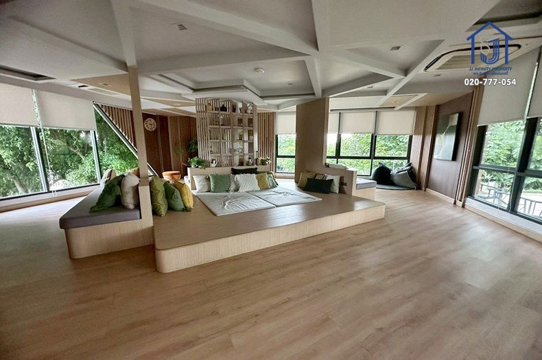 รูป ขายบ้านเดี่ยว 2ชั้น บุราสิริ วัชรพล ถนนสุขาภิบาล5 ใกล้ทางพิเศษฉลองรัช (ด่านสุขาภิบาล5) 190 ตารางวา หลังมุม ติดสวน  - รูปที่ 25/28