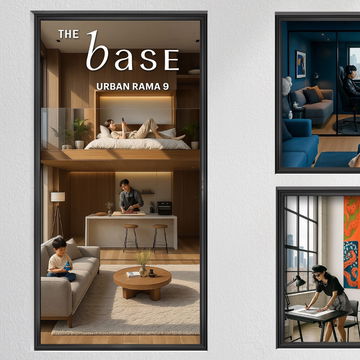 The Base Urban Rama 9 📅Grand Opening & First Booking:Sept 13–14, 2025💥Starting from only THB 3.79 Million📞061-6161426/065-4496399 💚LINE: @wsrcondo 