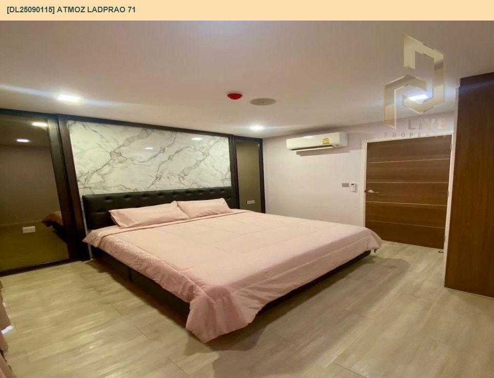 รูป DL25090115 ให้เช่าคอนโด แอทโมซ ลาดพร้าว 71 (Atmoz Ladprao 71) ใกล้ BTS สายสีเหลือง ลาดพร้าว-สำโรง พร้อมเข้าอยู่ โทรด่วน 0638692663 LineID @655ebbvc - รูปที่ 2/11