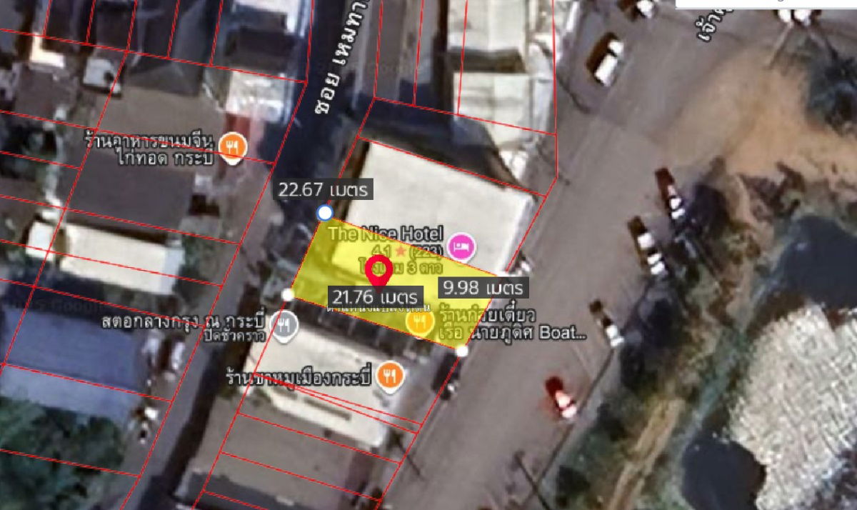 picture Two-unit land plot for rent in Krabi Town, 54.8 square wah (2,000 sq m). Rent: 20,000 baht/month. - 5/9
