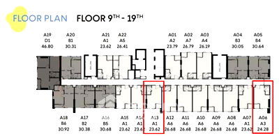Condos for sale : 1-BR Condo at COBE Kaset-Sripatum in Lat Yao (ID 1874509)