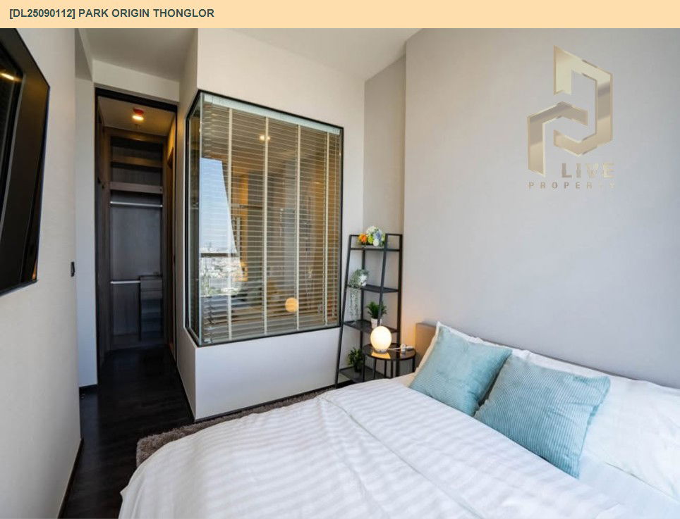 picture DL25090112 Condo for rent, PARK ORIGIN THONGLOR near BTS Thong Lo, ready to move in, call urgently 0656133286 LineID @655ebbvc - 3/10