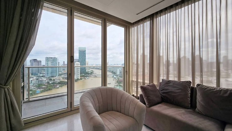 รูป 📣ให้เช่า Four Seasons Private Residences 2 Bedrooms River Views - รูปที่ 3/16