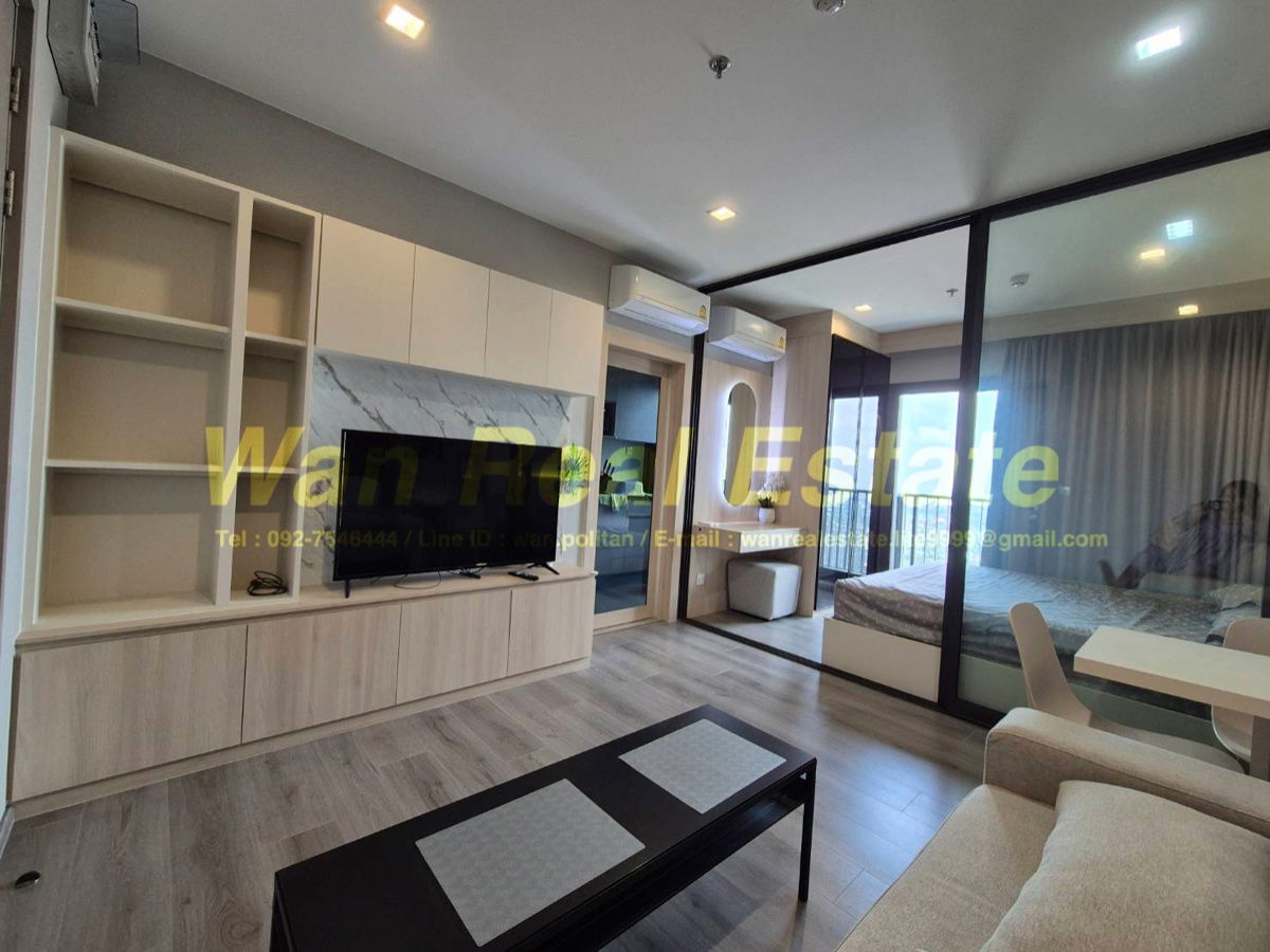 รูป ให้เช่าคอนโด politan aqua ชั้น 51 ขนาด 31 ตร.ม. ครบพร้อมอยู่ วิวแม่น้ำ ตกแต่งสวย - รูปที่ 2/10