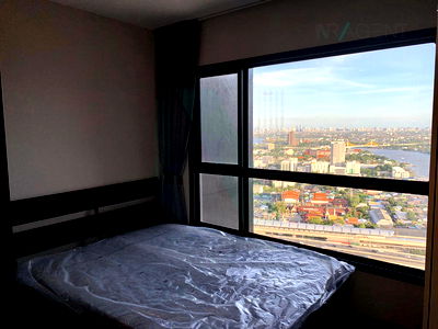 Condos for rent Nonthaburi Road : 📌 For rent THE POLITAN RIVE 1 bedroom, 42nd floor, near Phra Nang Klao MRT.