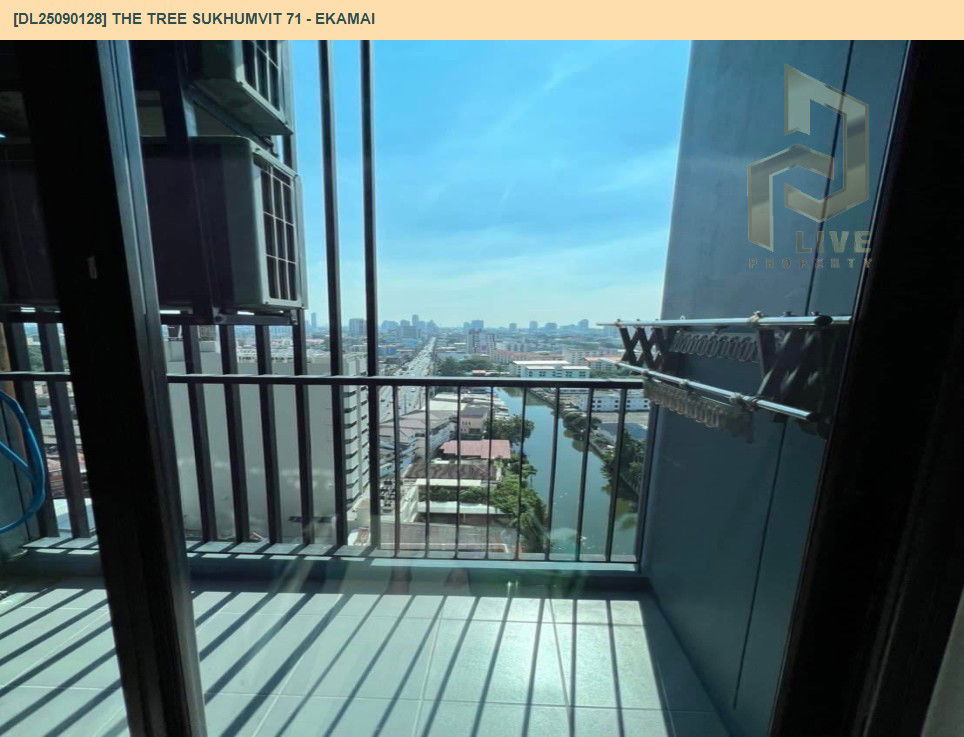 รูป DL25090128 ให้เช่าคอนโด เดอะ ทรี สุขุมวิท 71 - เอกมัย (The Tree Sukhumvit 71 - Ekamai) ใกล้ สายสีส้ม พร้อมเข้าอยู่ โทรด่วน 0638692663 LineID @534wlwof - รูปที่ 9/9