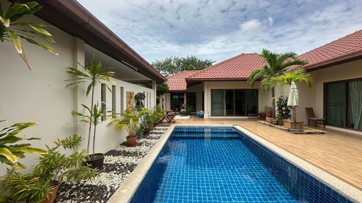 รูป บ้านสไตล์ไทย–บาหลี บรรยากาศร่มรื่น พื้นที่ดิน: 127 ตารางวา * ขนาด: 3 ห้องนอน 2 ห้องน้ำ  - รูปที่ 6/10