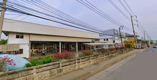 รูป ถ.กาญจนาภิเษก ตลาดแยกทศกัณฑ์ 1.9กม. 505ตร.วา. 2005ตร.ม. เดอะมอลล์บางแค 2.3 กม. โชว์รูมรถยนต์ ขนาดใหญ่ พร้อมโรงซ่อม MRT หลักสอง 2.5 กม. - รูปที่ 4/8