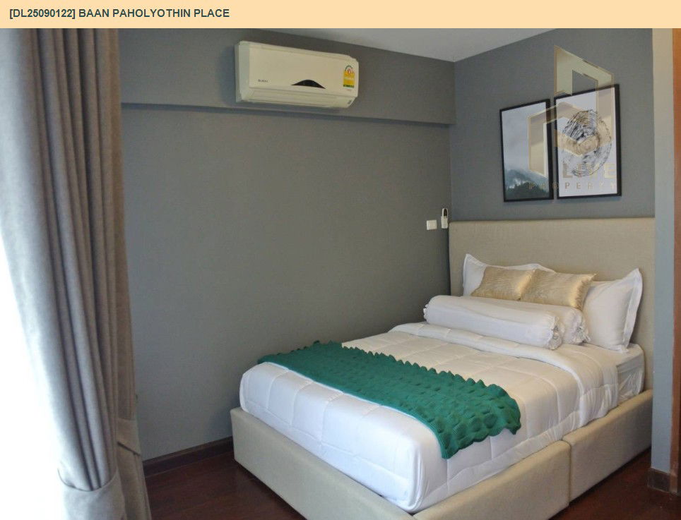 รูป DL25090122 ให้เช่าคอนโด บ้านพหลโยธิน เพลส  (Baan Paholyothin Place) ใกล้ BTS อารีย์ พร้อมเข้าอยู่ โทรด่วน 0638692663 LineID @655ebbvc - รูปที่ 3/9
