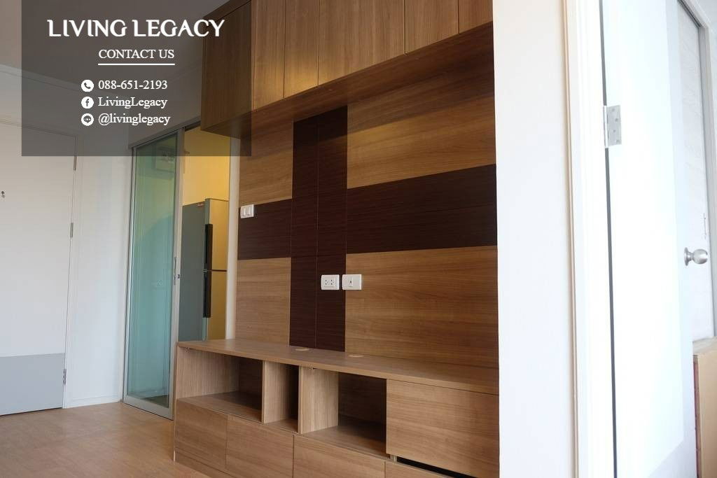 รูป SM8BFD ให้เช่าคอนโด Lumpini Place Srinakarin - Huamark Station 32 ตร.ม. ชั้น 13 ตึก A line id : @livinglegacy - รูปที่ 5/5