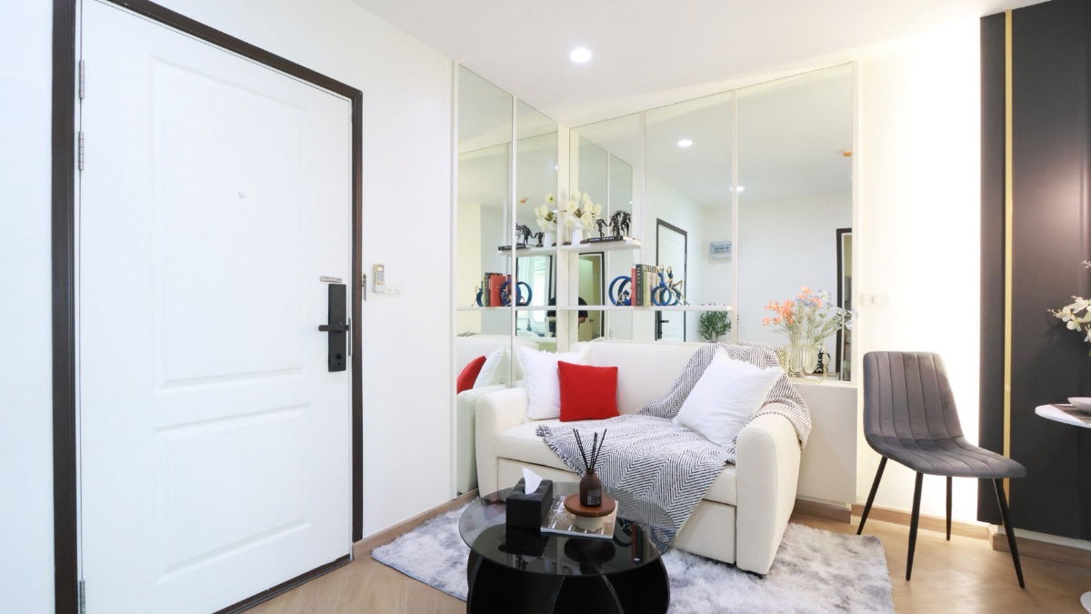 picture TA7938📲LineID @556ryccg🚄1 Bedroom 34 sqm Floor2 iCONDO Sukhumvit103 Fully furnished near BTS Udomsuk, MRT Sri Udom, Central Bangna, 7-11 - 7/12