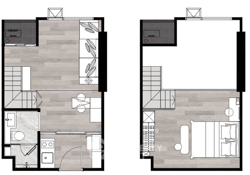 picture 1-BR Duplex at Origin Place Petchkasem near MRT Phasi Charoen (ID 1437283) - 2/6