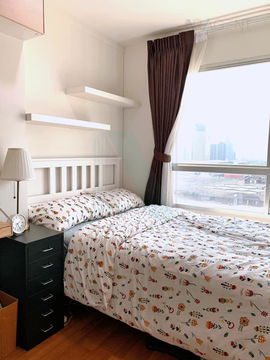 For Rent Condo LUMPINI PARK RAMA 9 - RATCHADA Building B, Floor 23,1 bed room, Room size 26.00 sqm