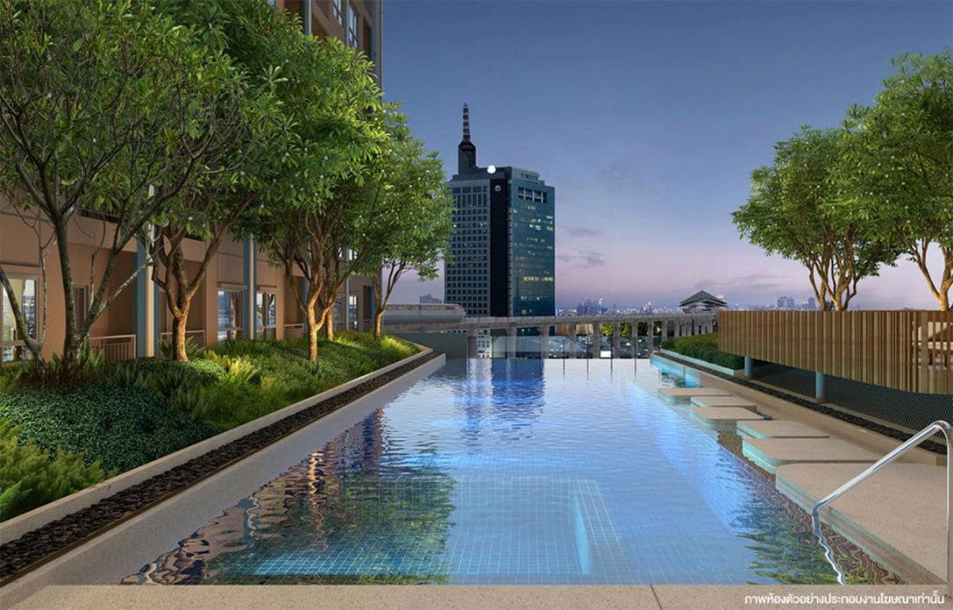 picture ❄️ Rental Condo Lumpini Place Chaeng Watthana - Pak Kret Station, 18th floor, 28 sqm. ❄️ Line @bzproperty - 26/29