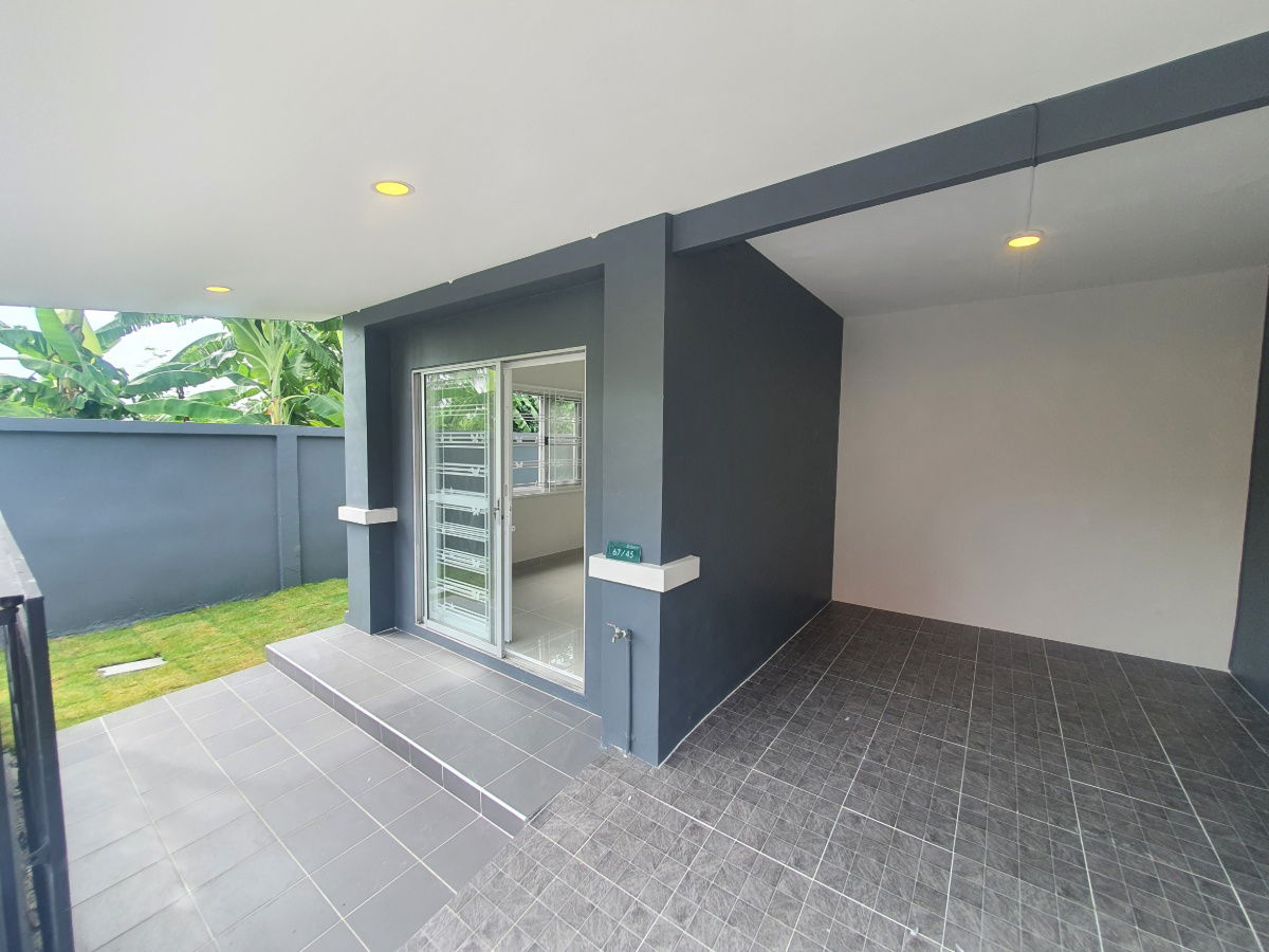 picture Beautiful corner townhouse, special discount, 2-storey, 30 square wah, Baan Pruksa 33 Bang Bua Thong, beautiful view, nice garden, newly renovated - 27/27