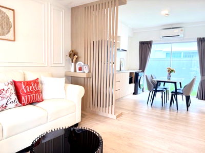 Townhouses for rent Ramkhamhaeng 2 : TA7268📲LineID @556ryccg🏡2 Bedroom 122 sqm 2 Parking Fully furnished indy2 Bangna-Ramkhamhaeng2 near Lotus, Decathlon, MEGA BangNa