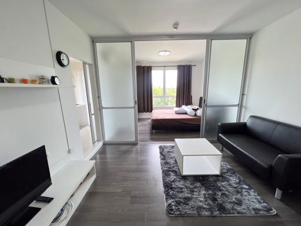 picture 📌𝐔𝐏𝐃𝐀𝐓𝐄 𝐑𝐎𝐎𝐌 𝟐𝟎𝟐𝟓📌 Condo for rent at Campus Resort Bangna [Beautiful built-in room+washing machine] ID LINE: atccity 💻 - 1/9